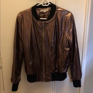 Bronze metallic bomber